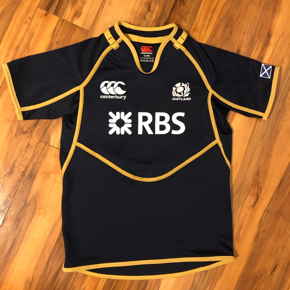 Vintage CCC Canterbury Scotland Rugby Youth Jersey